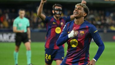 يامال يشعل لا سيراميكا باحتفال مثير- getty