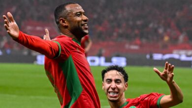 أيوب الكعبي يهدي المغرب هدفًا عالميًا بمقصية- getty