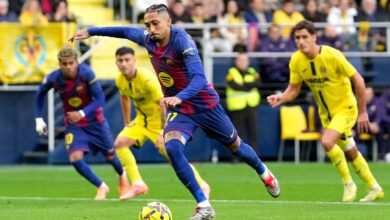 رافينيا يواصل تسجيل الأهداف مع برشلونة- getty