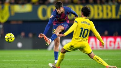 قرارات تحكيمية مثيرة في مواجهة فياريال وبرشلونة- getty