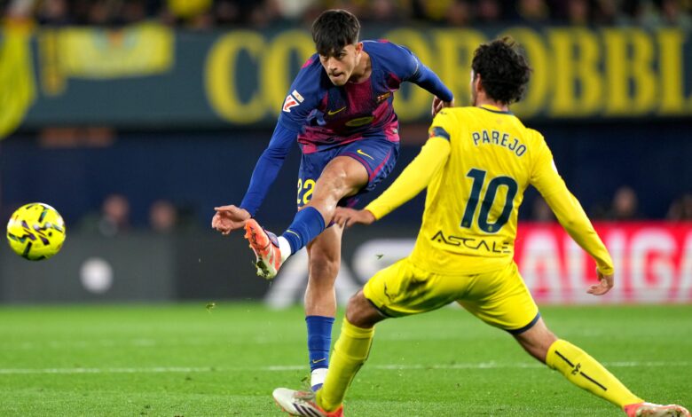 قرارات تحكيمية مثيرة في مواجهة فياريال وبرشلونة- getty