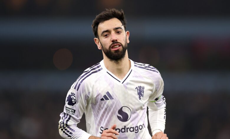 تفاصيل استبدال برونو فرنانديز بين شوطي المباراة- getty