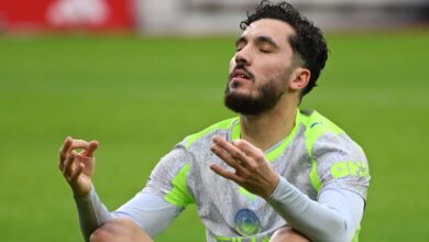 "فعلت ما طلبه مني هالاند وأعرف قدراتي".. ريان شرقي يكشف عن سبب احتفاله بهدفه أمام نوتنجهام- getty