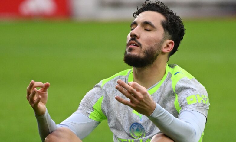 "فعلت ما طلبه مني هالاند وأعرف قدراتي".. ريان شرقي يكشف عن سبب احتفاله بهدفه أمام نوتنجهام- getty