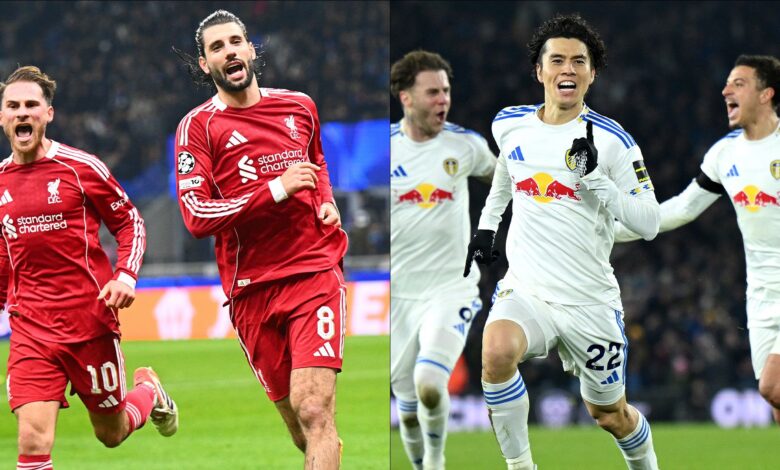 موعد مباراة ليفربول وليدز يونايتد في الدوري الإنجليزي 2025-2026 والقنوات الناقلة- getty