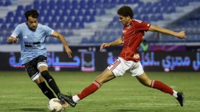 غزل المحلة يهزم الأهلي 2-1 ويصعق حامل اللقب- getty