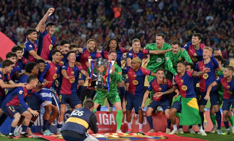 مواعيد برشلونة في الليجا 2025-2026 والقنوات الناقلة- getty