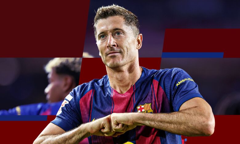 "لا أعرف الطريق الذي يجب أن أسلكه!".. روبرت ليفاندوفسكي يثير الشكوك حول مستقبله في برشلونة- getty