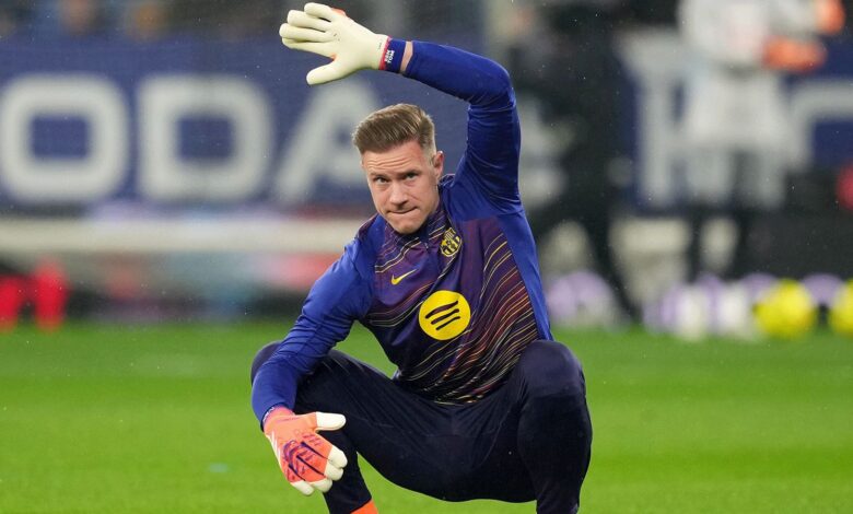 جيرونا يقترب من ضم شتيجن لإنقاذ مسيرته