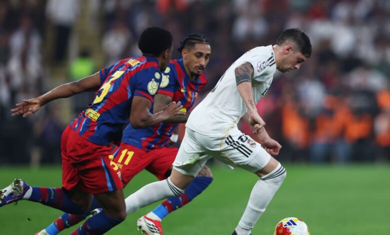إصابة فالفيردي تزيد من متاعب ريال مدريد بعد خسارة السوبر