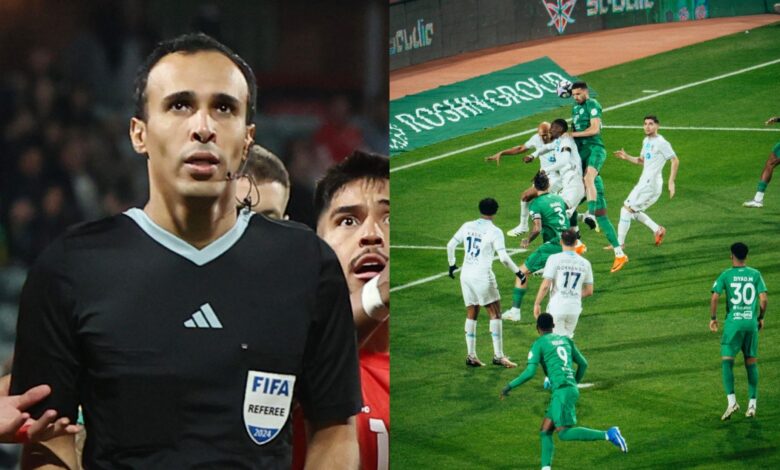 الأهلي يتصاعد ضد حكم مباراة الأخدود: "هدف الهلال" يثير الجدل!