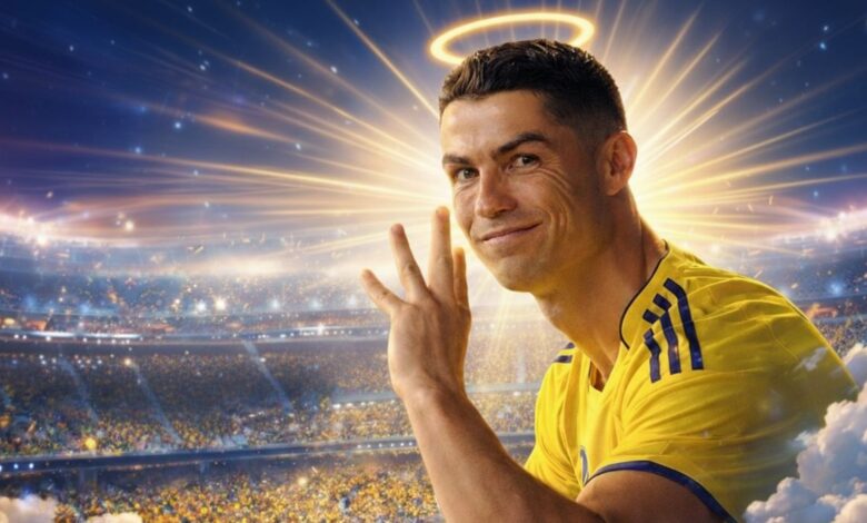 إشارة رونالدو في ديربي الرياض تشعل الجدل