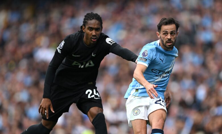 موعد مباراة توتنهام ومانشستر سيتي 2026 والقنوات الناقلة