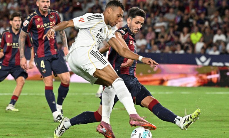 غياب مبابي يضرب ريال مدريد قبل مواجهة ليفانتي