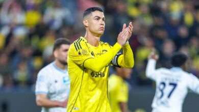 كورتوا: رونالدو نجم ابني والريال يواجه تحدي السوبر