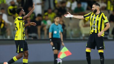 كونسيساو وشاموسكا بعد فوز الاتحاد على التعاون