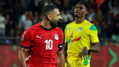 صلاح يرد على مراسل استفزازي بعد فوز مصر على بنين