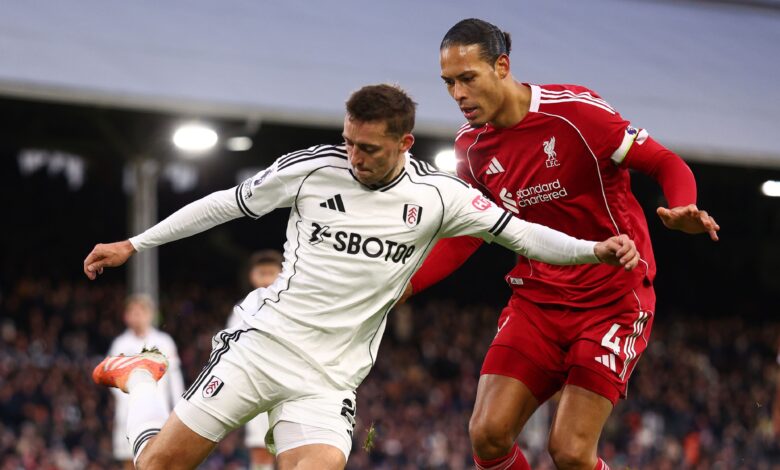 ليفربول يتعادل مع فولهام.. أزمة دفاعية وهجومية