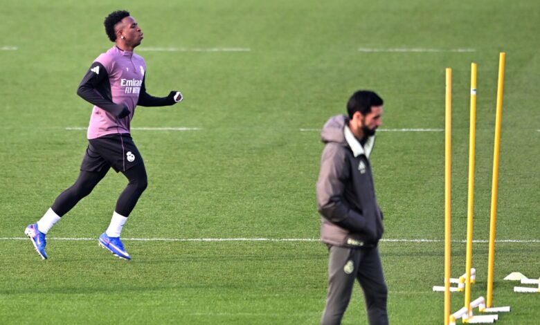 أربيلوا وفينيسيوس: حديث غريب قبل تدريبات ريال مدريد- Getty