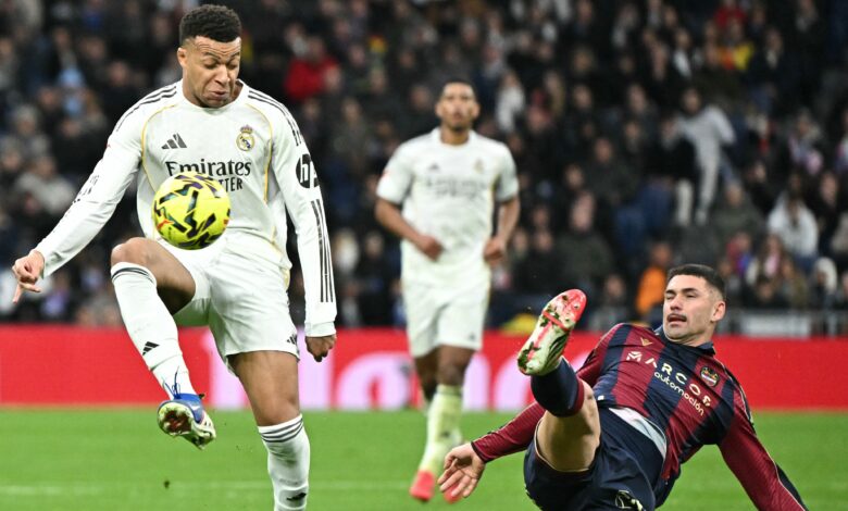 مبابي يسخر من حارس ليفانتي: لقطات من مباراة ريال مدريد- Getty