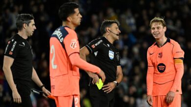 دي يونج يهاجم الحكم بعد خسارة برشلونة- Getty