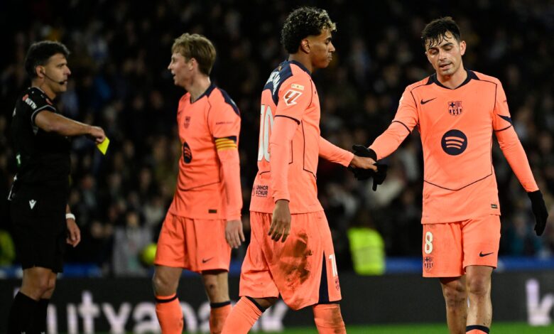 خبير تحكيمي يشعل الجدل: فار برشلونة في مرمى الاتهام- Getty