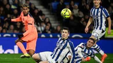 برشلونة ينهار: سوسيداد يقتنص فوزًا دراميًا- Getty