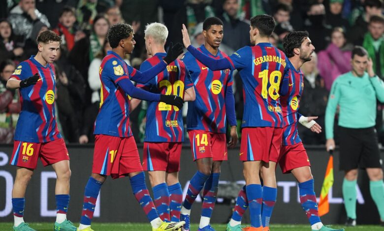 برشلونة يكتسح سانتاندير في كأس إسبانيا