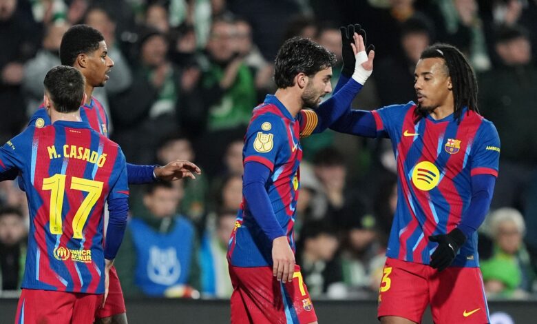 برشلونة يتخطى راسينج بصعوبة ويتأهل لربع نهائي كأس الملك