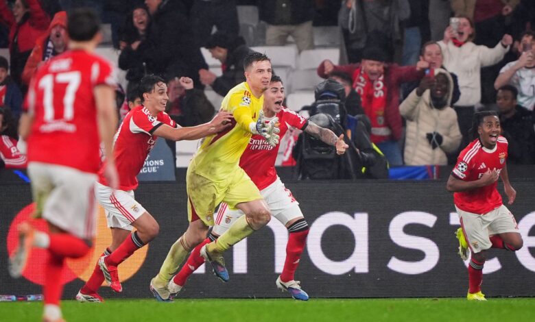 دوري أبطال أوروبا: بنفيكا يحرم إسبانيا من مقعد إضافي