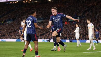 آرسنال يسحق ليدز برباعية ويعزز صدارته للبريميرليج