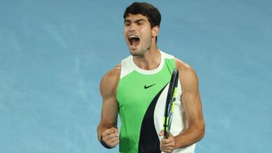 ألكاراز يتوج بأستراليا المفتوحة على حساب ديوكوفيتش