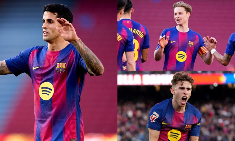 تقييم لاعبي برشلونة: كانسيلو رائع ودي يونج يسجل، وعودة الصدارة - Getty/GOAL