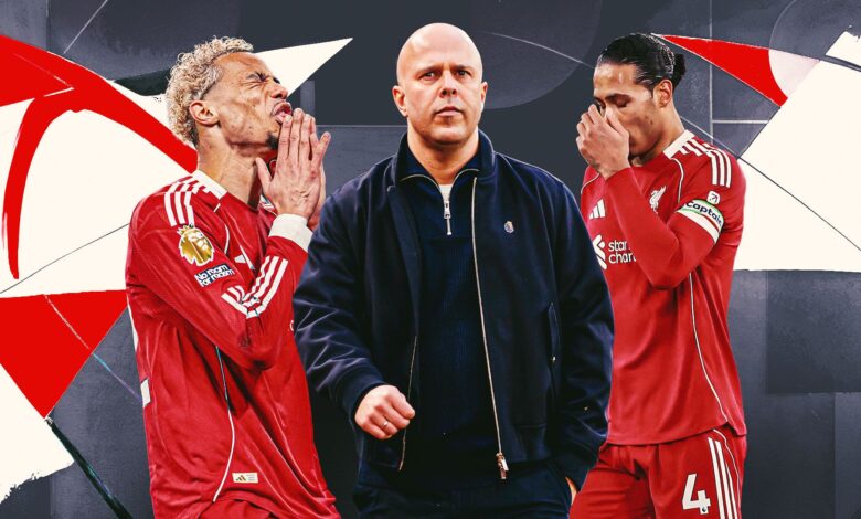 الوقت يمر على سلوت: ليفربول ينافس على المراكز الخمسة الأولى