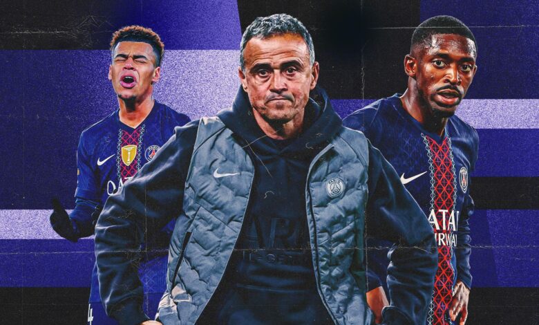 باريس سان جيرمان: معاناة إنريكي من بطل إلى أضحوكة في دوري الأبطال - Getty/GOAL