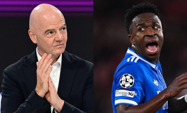 إنفانتينو: مصدومون من العنصرية ضد فينيسيوس جونيور، لا مكان لها في الرياضة