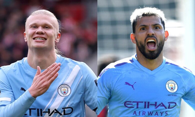 هالاند: هل هناك تراجع؟ أغويرو يؤكد أن النجم "أفسد الجميع" - Getty