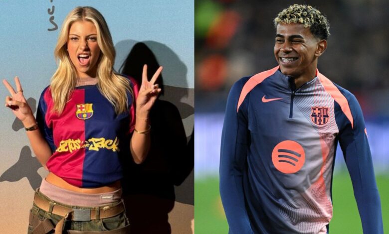 لامين يامال: علاقة عاطفية جديدة مع المؤثرة البريطانية ليلي رولاند؟ - Getty/Instagram