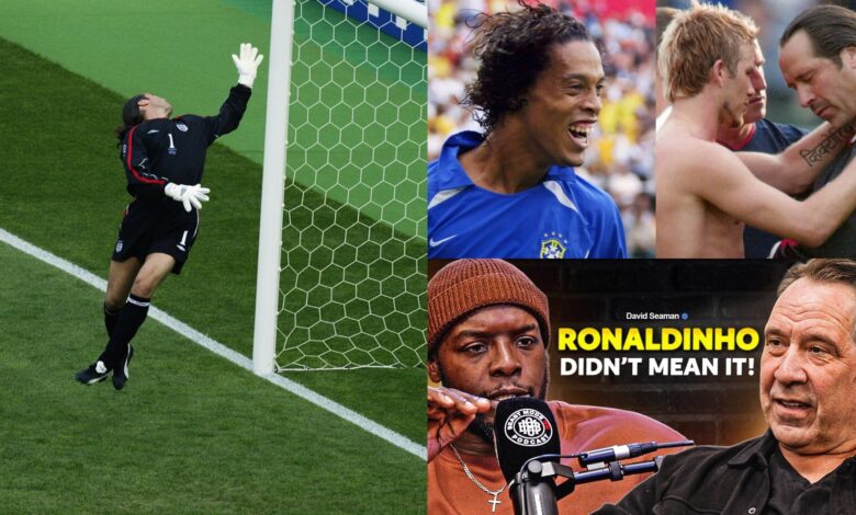 ديفيد سيمان: هل سأُعامل مثل بيكهام بعد هدف رونالدينيو؟