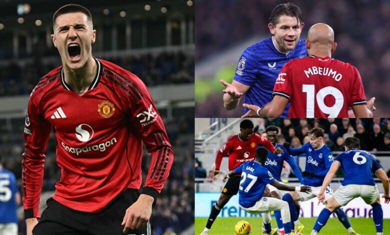 مانشستر يونايتد: بنجامين سيسكو يقود الفريق للفوز على إيفرتون - Getty