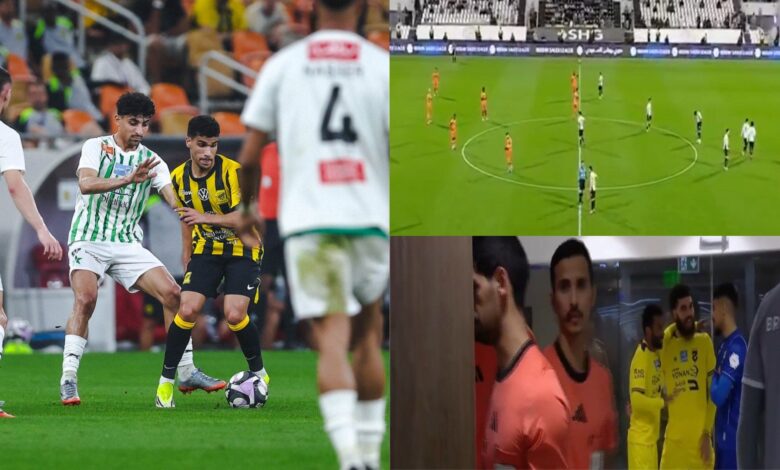 أخطاء الحكام الغريبة في دوري روشن: نسيان الراية ودخول بدون كرة!