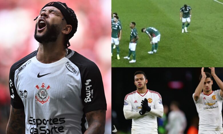 ديباي يهدر ركلة جزاء بعد عرقلة زميله السابق بيريرا في ديربي كورينثيانز