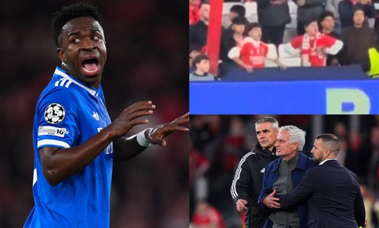 اتهامات عنصرية ضد مشجعي بنفيكا بحق فينيسيوس جونيور وتعليقات مثيرة للجدل