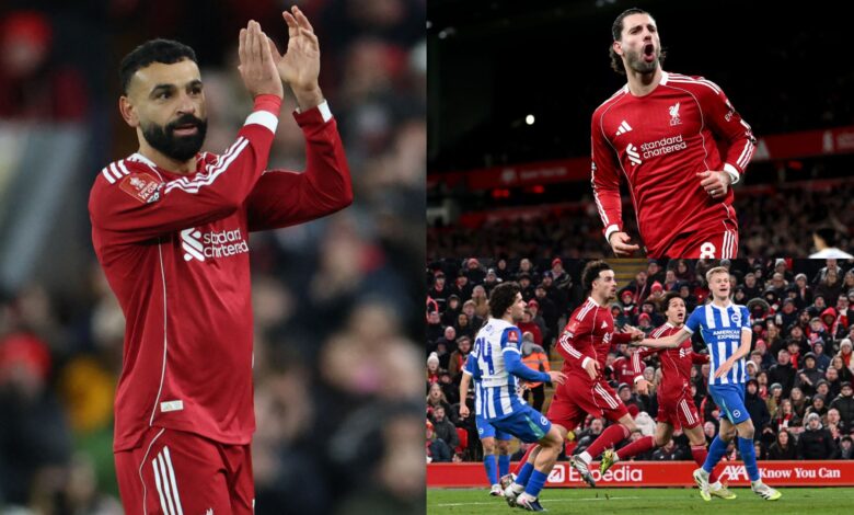 محمد صلاح يقود ليفربول للفوز على برايتون ويحظى بتصفيق حار