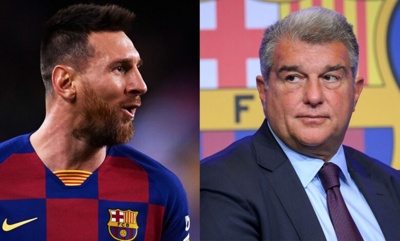 لابورتا: ميسي تجاهلني في حفل الكرة الذهبية وعلاقتنا متوترة - Getty/GOAL