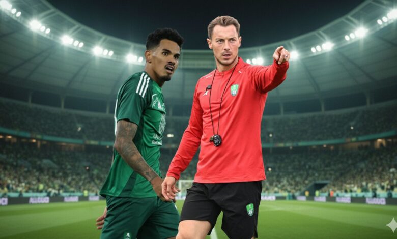 الأهلي ضد ضمك: اعتراف بفضل جالينو، ميلوت، ومصيدة التسلل - GOAL AR