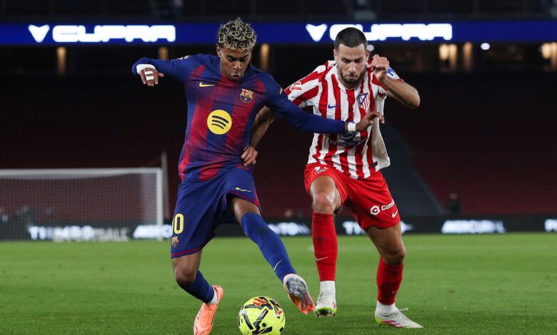 موعد أتلتيكو وبرشلونة في كأس إسبانيا 2025-2026 والقنوات الناقلة