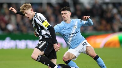 موعد مانشستر سيتي ونيوكاسل: كأس الرابطة الإنجليزية 2025-2026