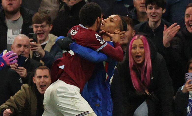 غرامات الاتحاد الإنجليزي: تشيلسي ووست هام يعاقبان بعد شجار أداما تراوري - AFP