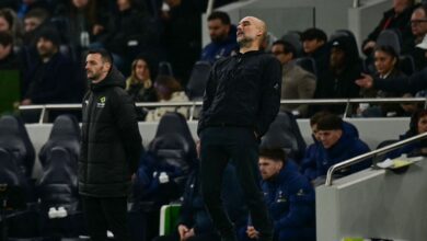 جوارديولا: تعادل السيتي أمام توتنهام انتكاسة كبيرة